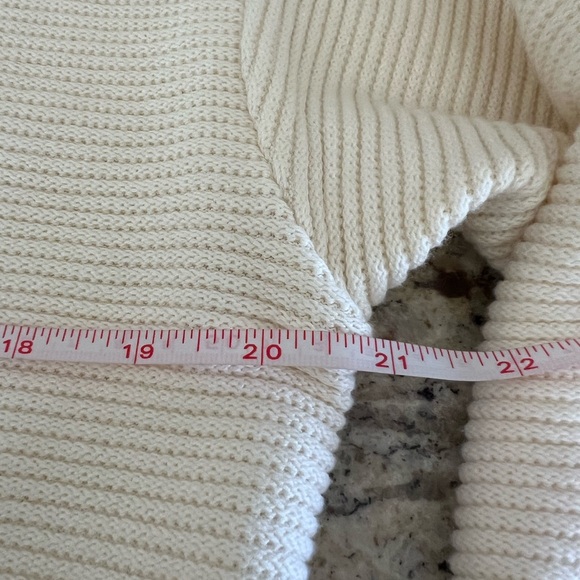 Madewell Cream Ribbed Knit Blouse - Picture 10 of 11